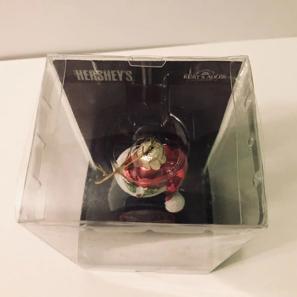 Hersheys Syrup Handcrafted Glass Christmas  Ornament 5 Inch Tall - Picture 4 of 15